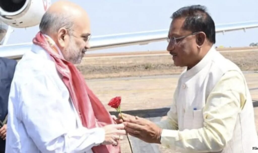 Chhattisgarh Development Projects : गृहमंत्री अमित शाह छत्तीसगढ़ पहुंचे, 