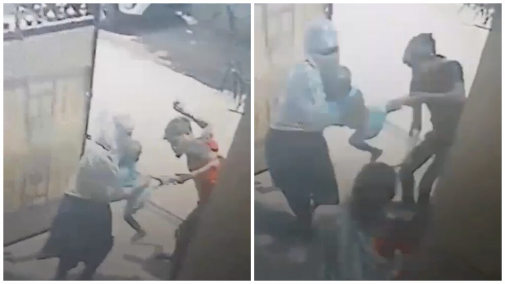 Husband attacks wife : रिश्तों का कत्ल! बीच सड़क पर पत्नी पर हंसिए से ताबड़तोड़ हमला! 