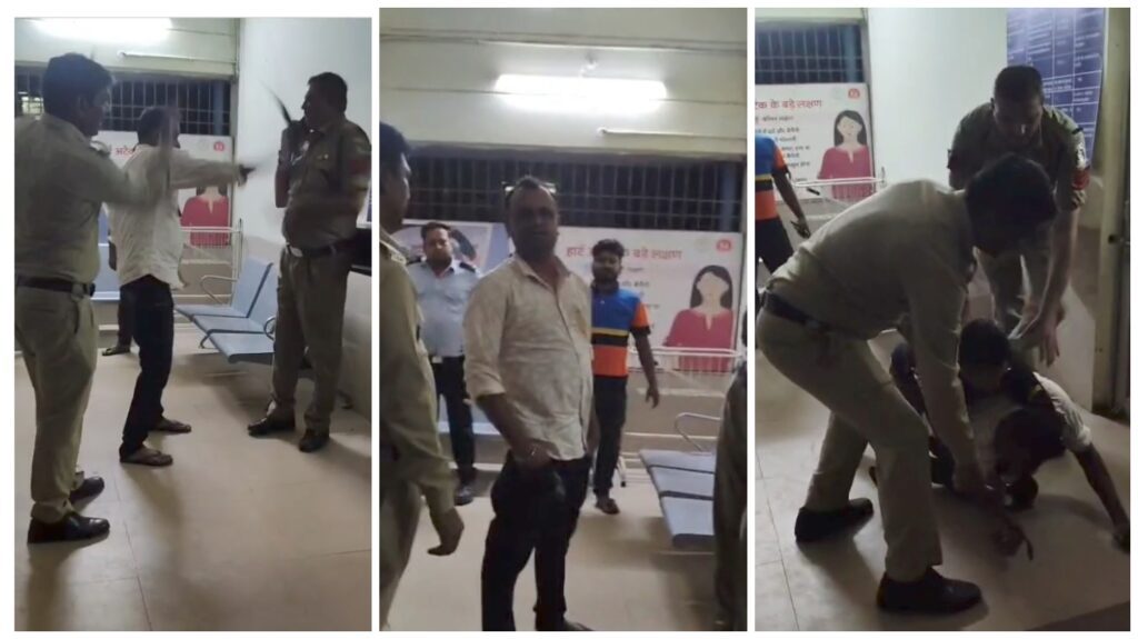 Civil service rule violation : पुलिसकर्मी ने पुलिसकर्मी की बेल्ट से पिटाई: 112 की ड्यूटी पर नशे में आरक्षक,